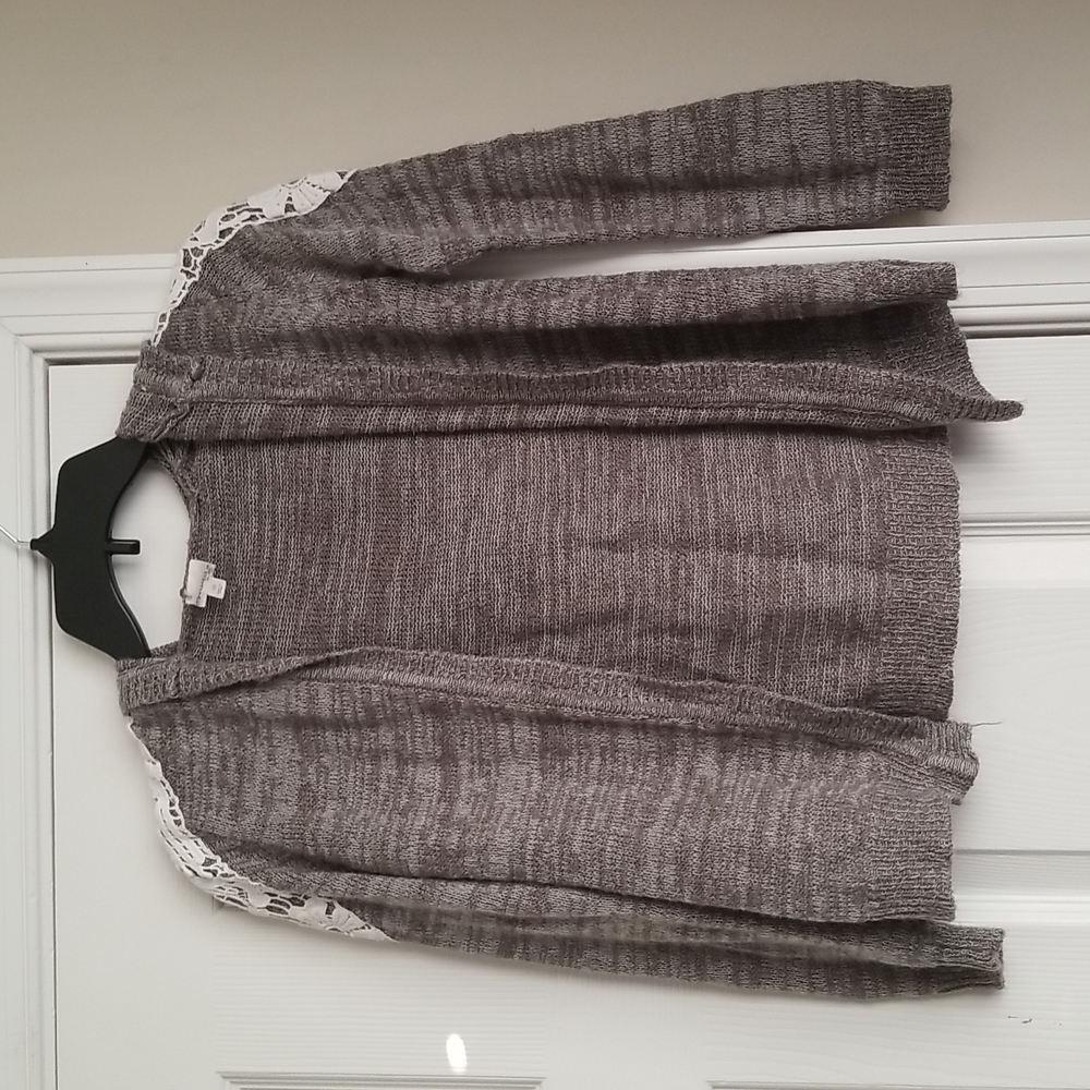 Mudd Girl's Open Front Cardigan